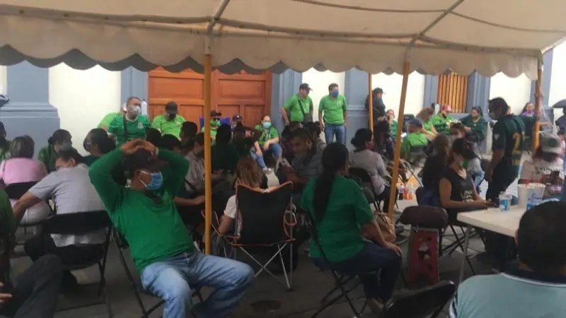 Nayarit. Manifestación del SUTSEM podría causar rebrote de COVID-19