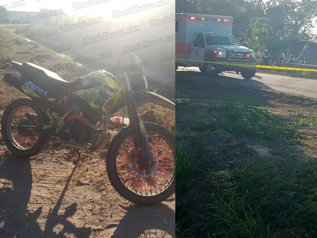 ¡Fatal inicio de año!: Fallece jovencito tras caer de una moto