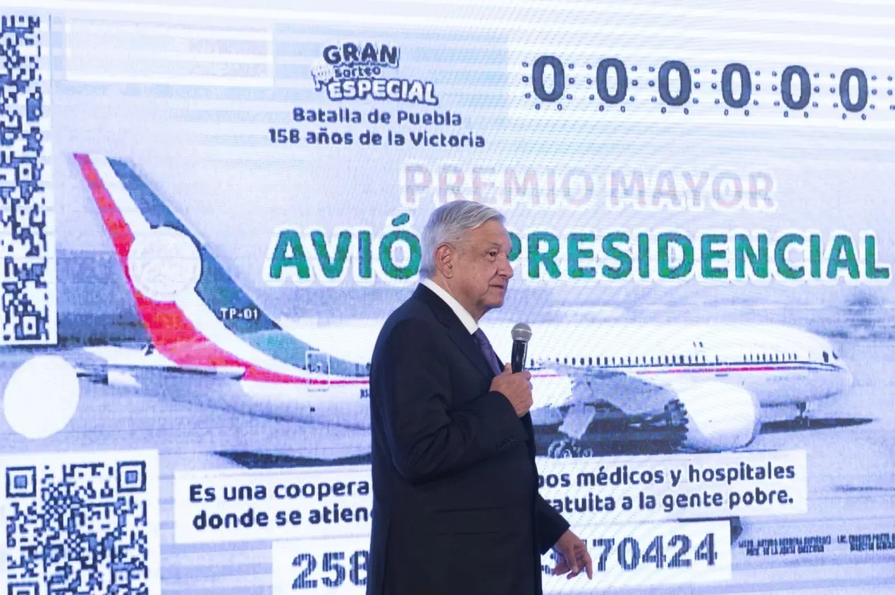 Solo se han vendido el 22% de los boletos para la rifa del avión presidencial