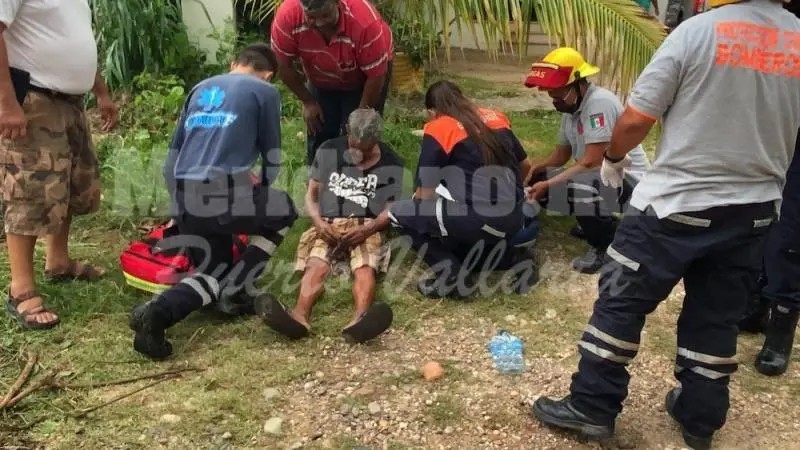 ¡sufrió caída aparatosa!