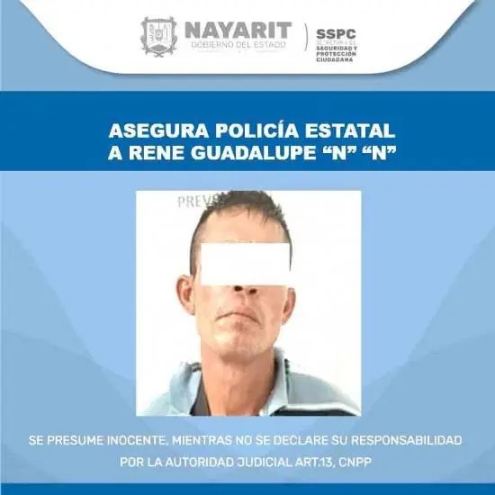 En el centro de tepic fue detenido