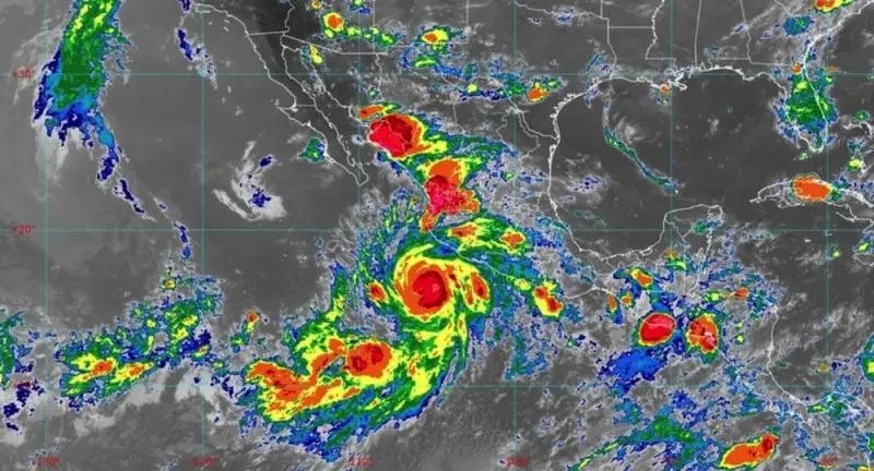 Huracán Genevieve dejará más lluvias intensas en Nayarit y tres Estados más