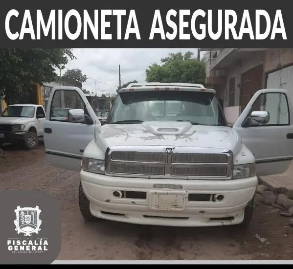 Aic recupera camioneta robada