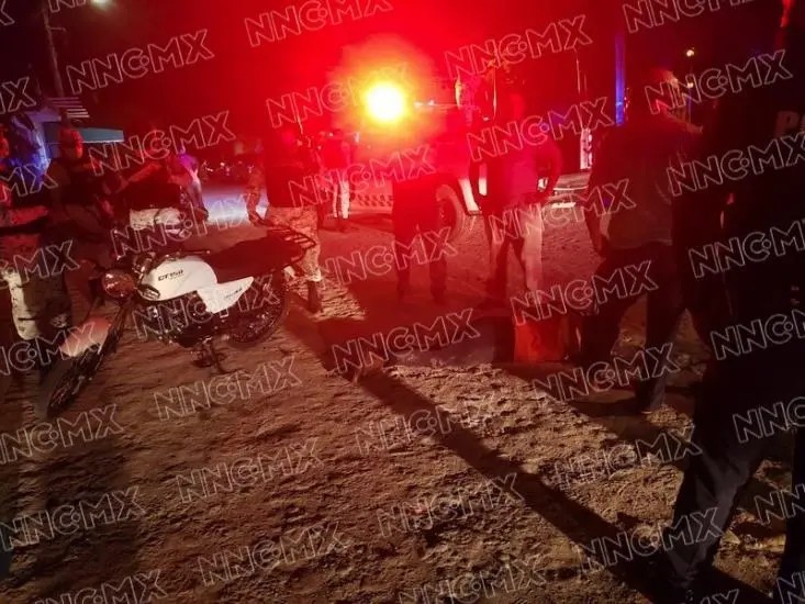 Perro tumbó a motociclista