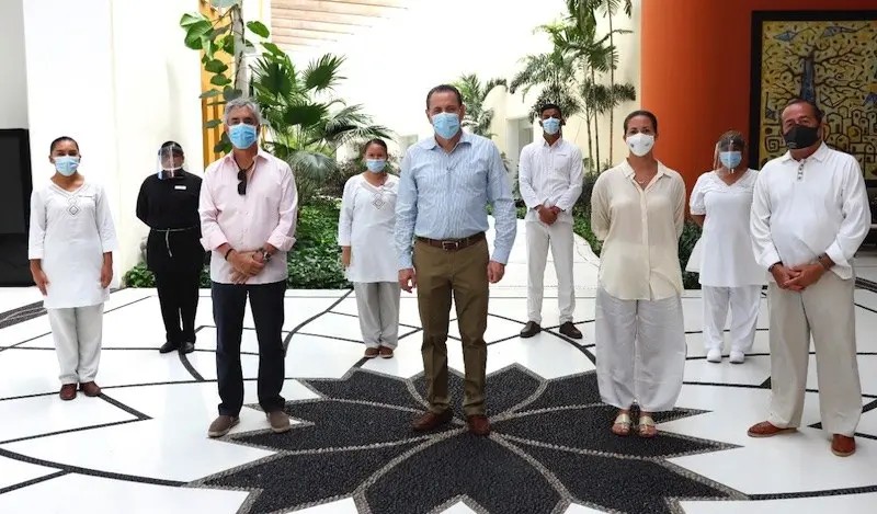 Supervisa Jaime Cuevas protocolos de prevención en hoteles