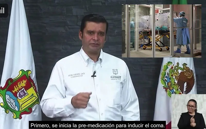 \"Los Hospitales de Nayarit ya están llenos\": Antonio Echevarría