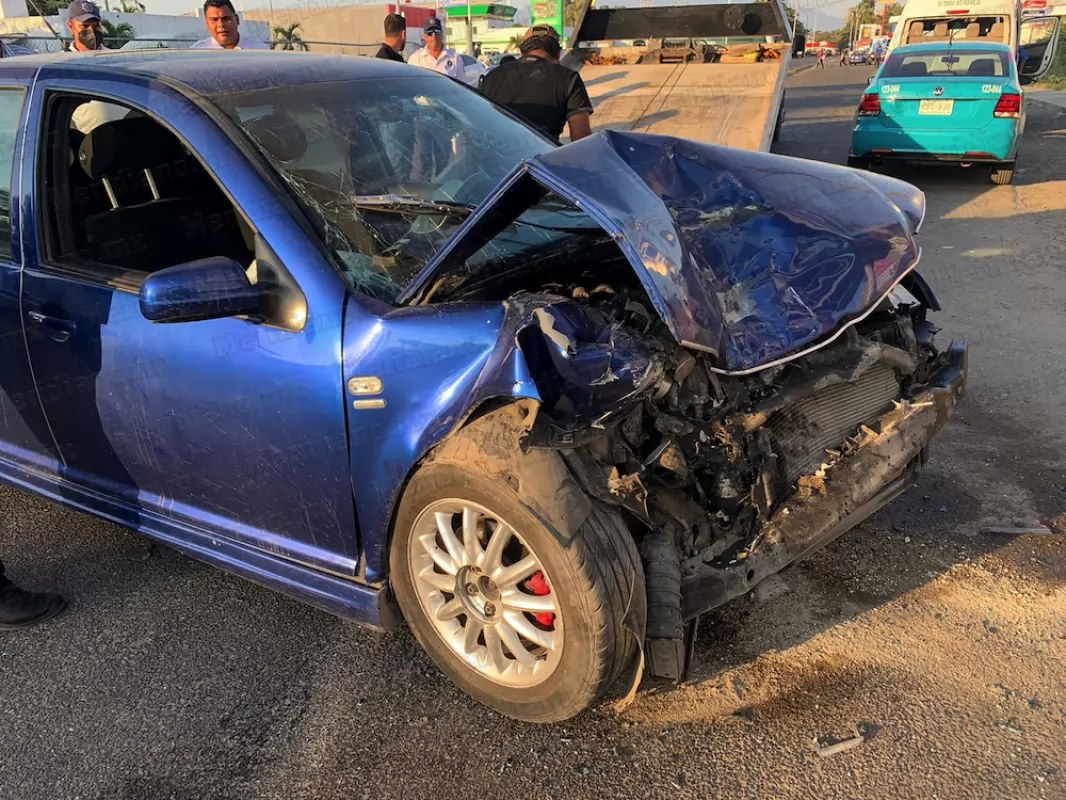 ¡dos lesionados tras brutal accidente!