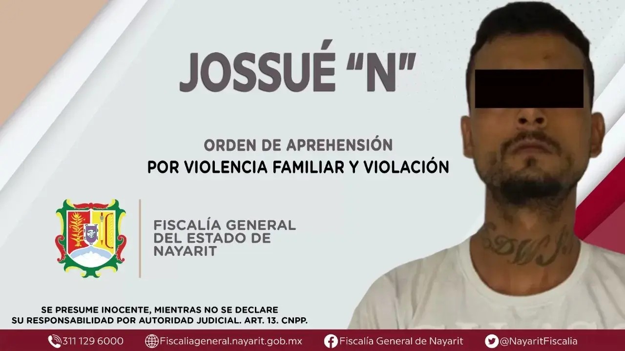 Capturado por violencia familiar y violación