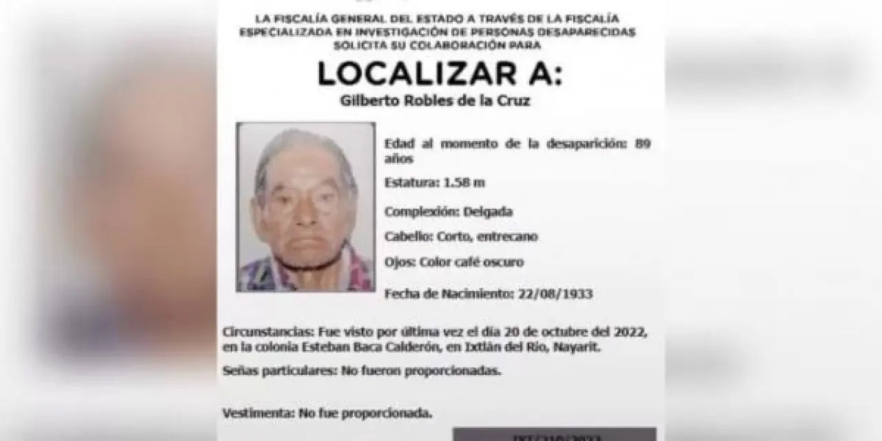 Localizan a hombre de la tercera edad en estado de descomposición en Ixtlán del Río