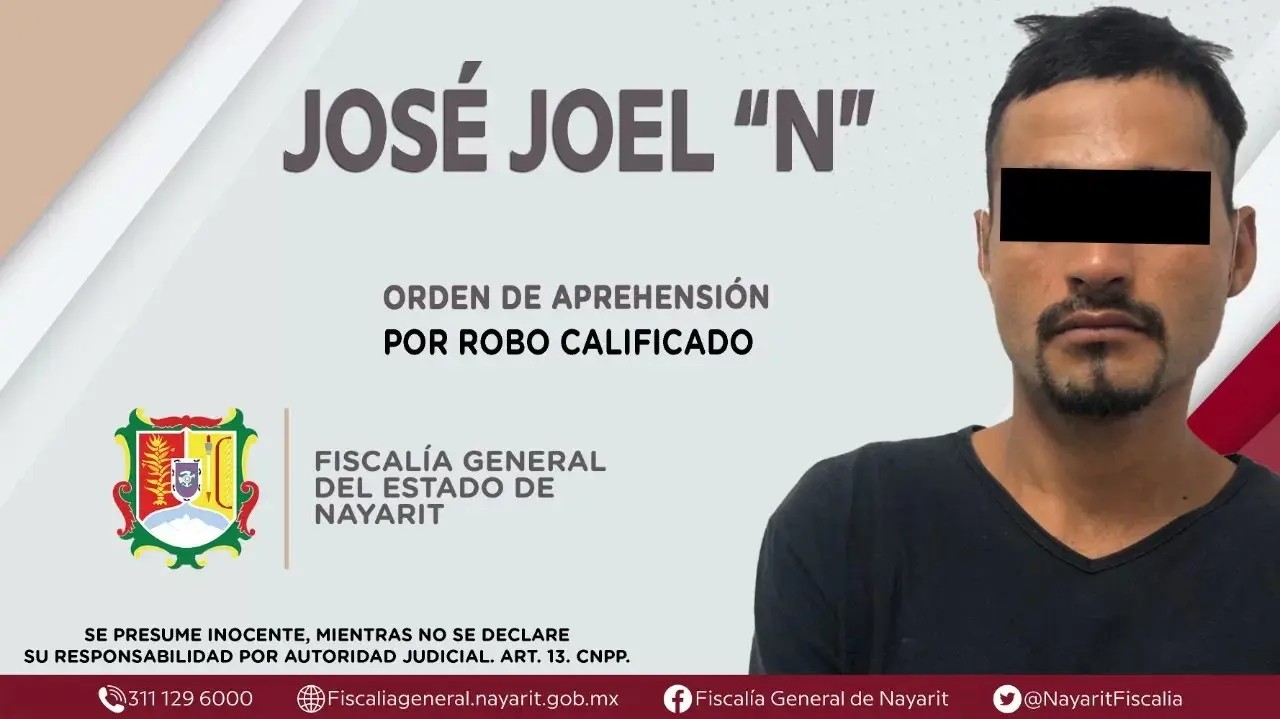 Capturado presunto responsable de robo calificado