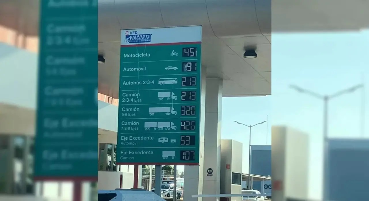 Aumentan caseta Tepic - San Blas; de $84 a $91 pesos