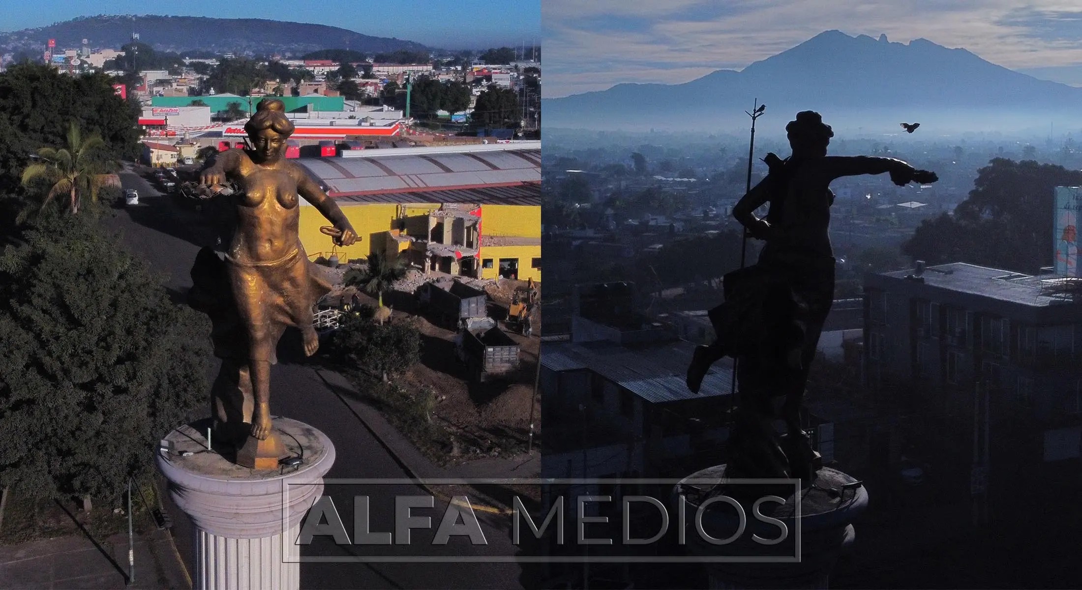 Terminaron en la chatarra; las alas del Ángel de la Independencia de Tepic