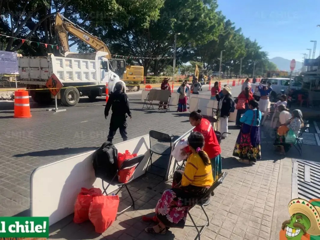 Retira ayuntamiento de tepic a indígenas por trabajos del colector Colosio