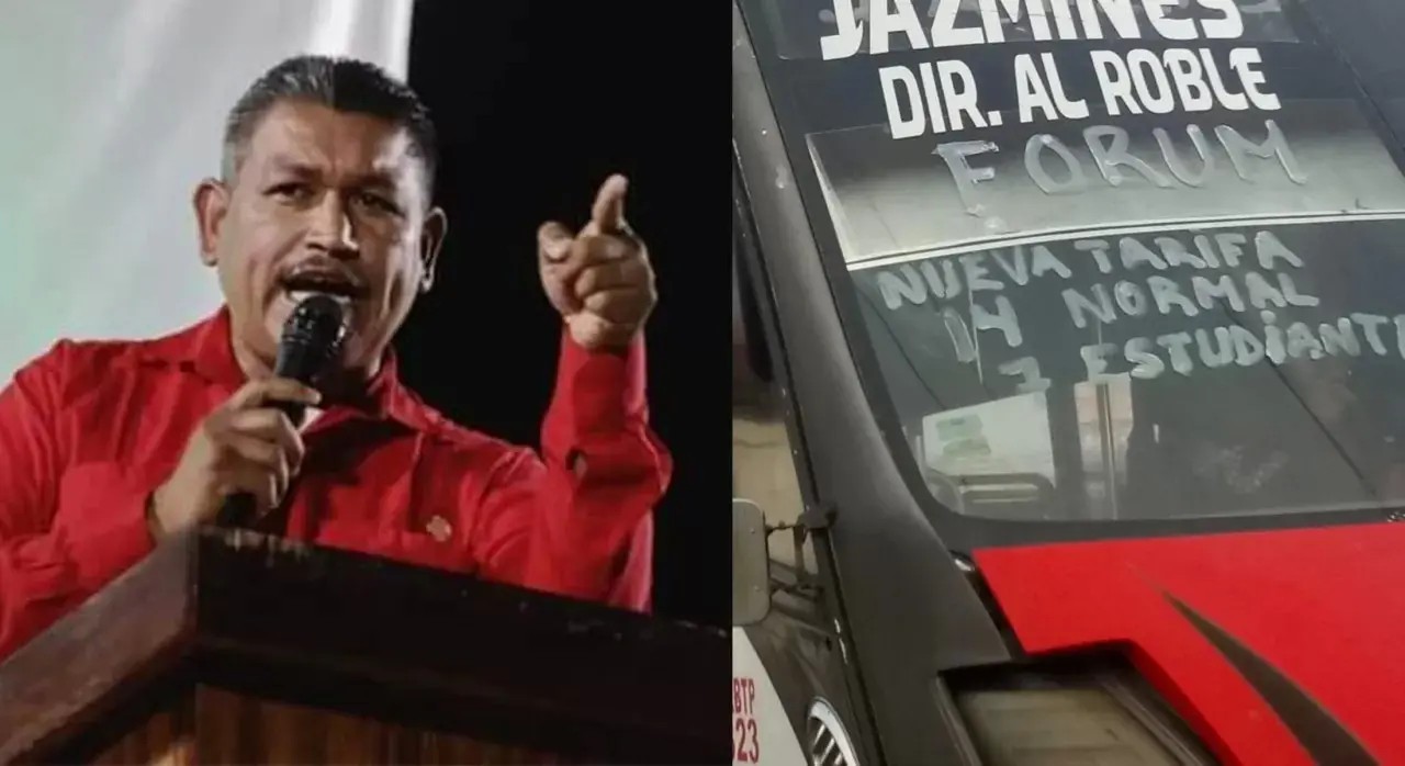 En contra Fugio Ortiz al aumento del transporte público