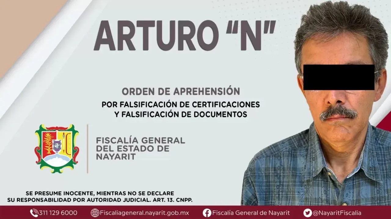 Capturan a notario público por falsificación de certificados y documentos