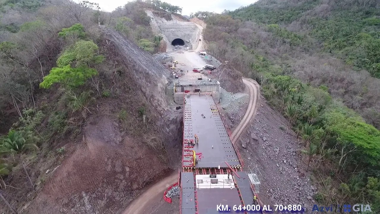 Tragedia en obra de la autopista Compostela - Las Varas