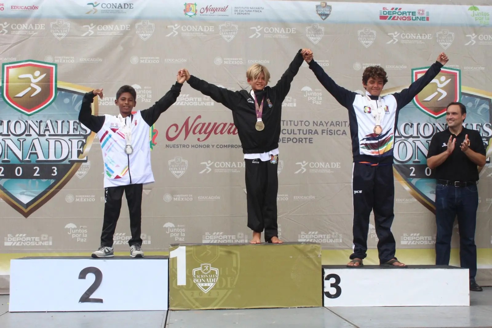 Arrasa delegación nayarita de Surfing en los Juegos Nacionales CONADE 2023