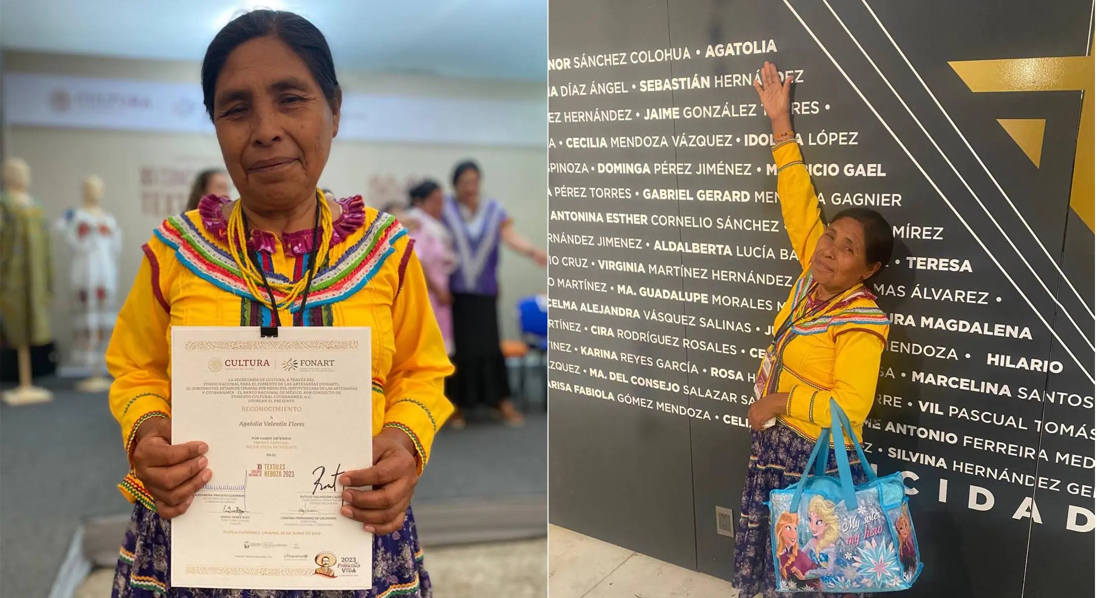 Artesana nayarita es premiada en concurso nacional de textiles y rebozos