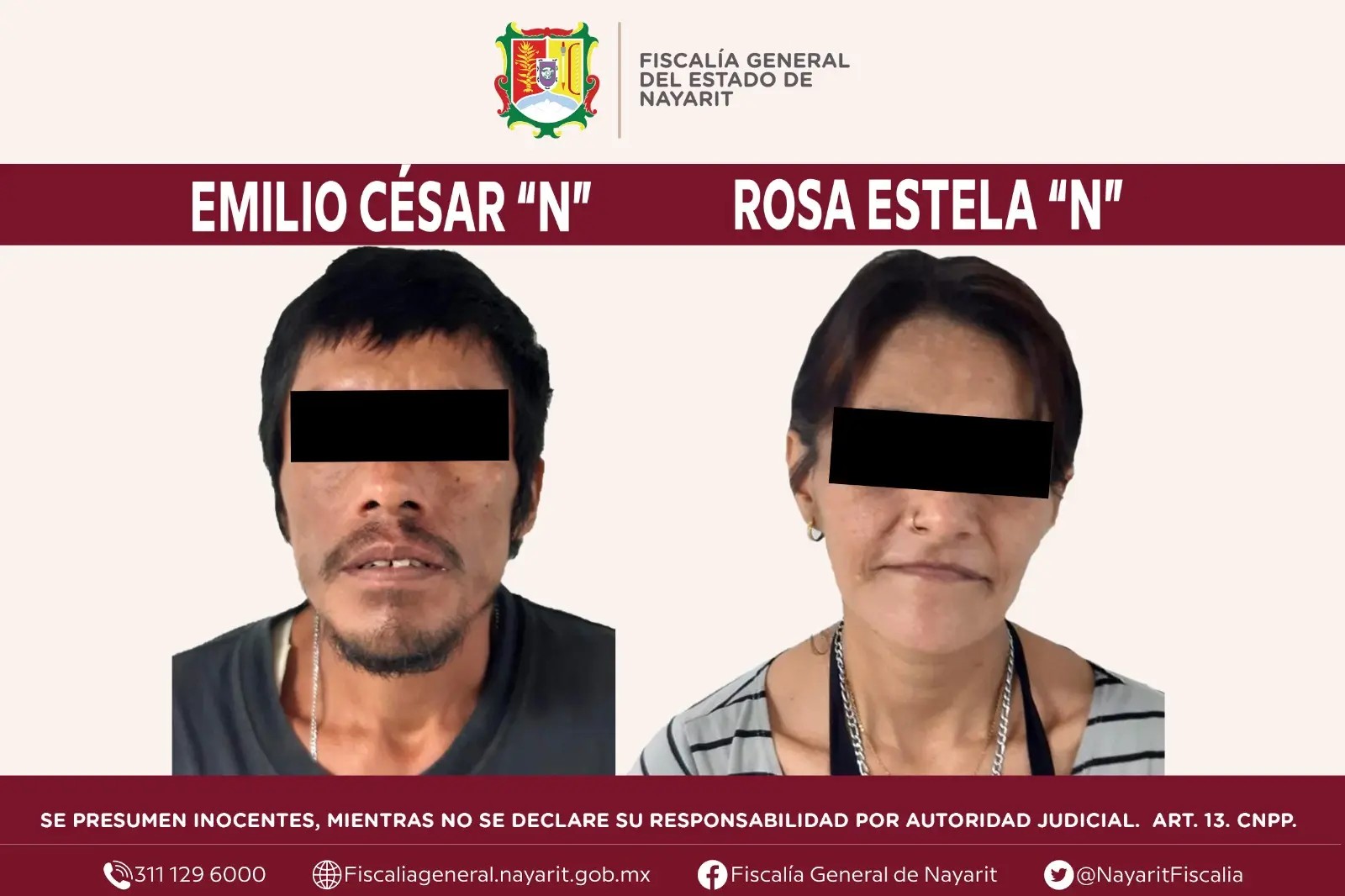 Ejecutan orden de aprehensión contra dos personas por homicidio de una niña