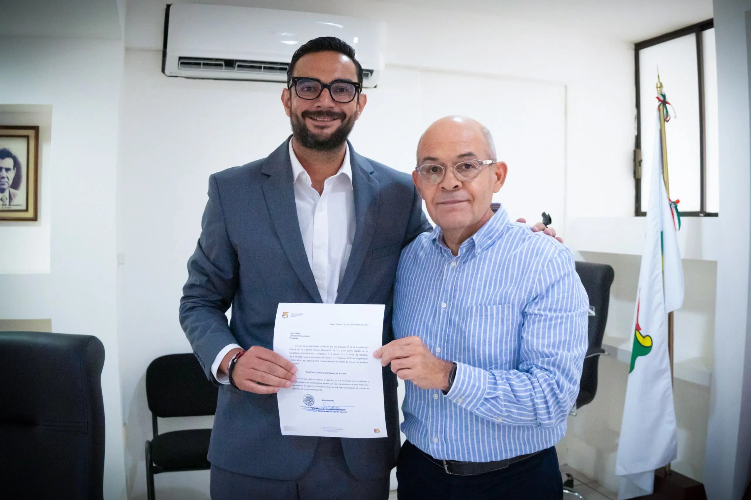 Designan a Daniel Araujo como subfiscal de la Fiscalía de Nayarit