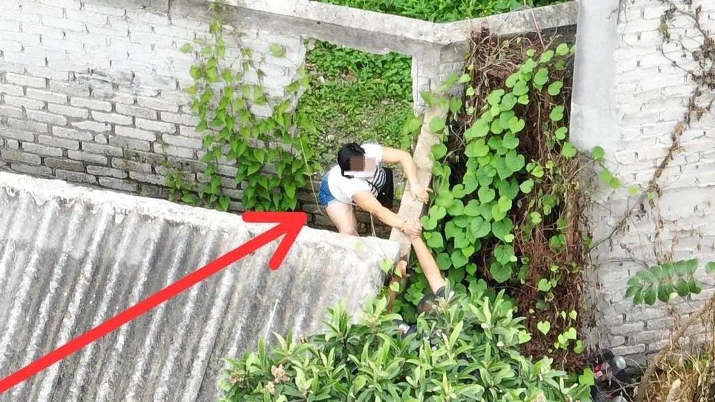 Capturan a doñita que huía por los techos de la H. Casas