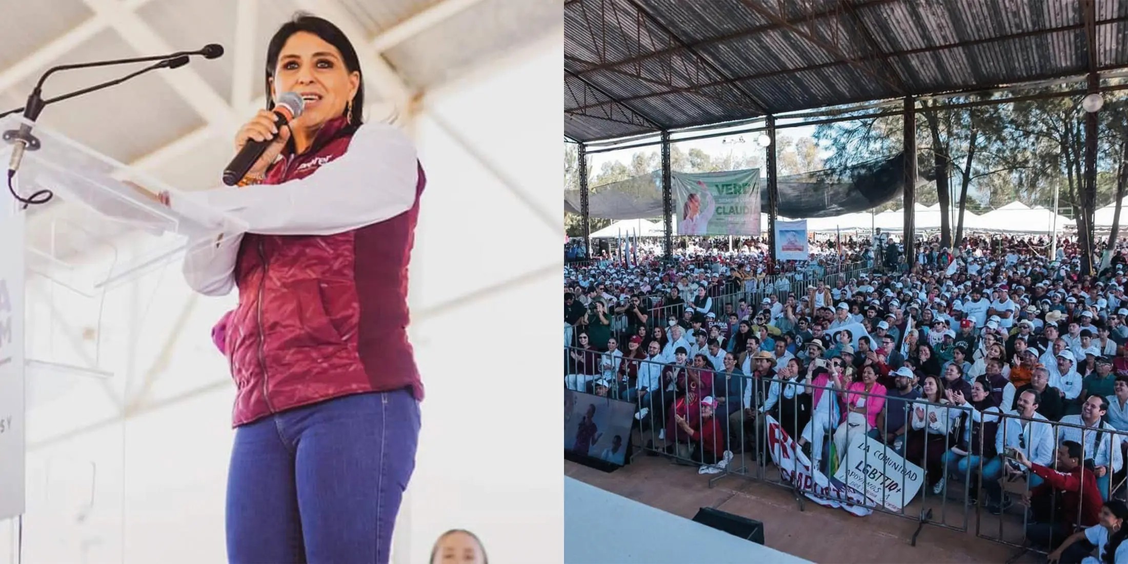 No quieren a Zaira Iturbe; fue abucheada en evento de Claudia Sheinbaum