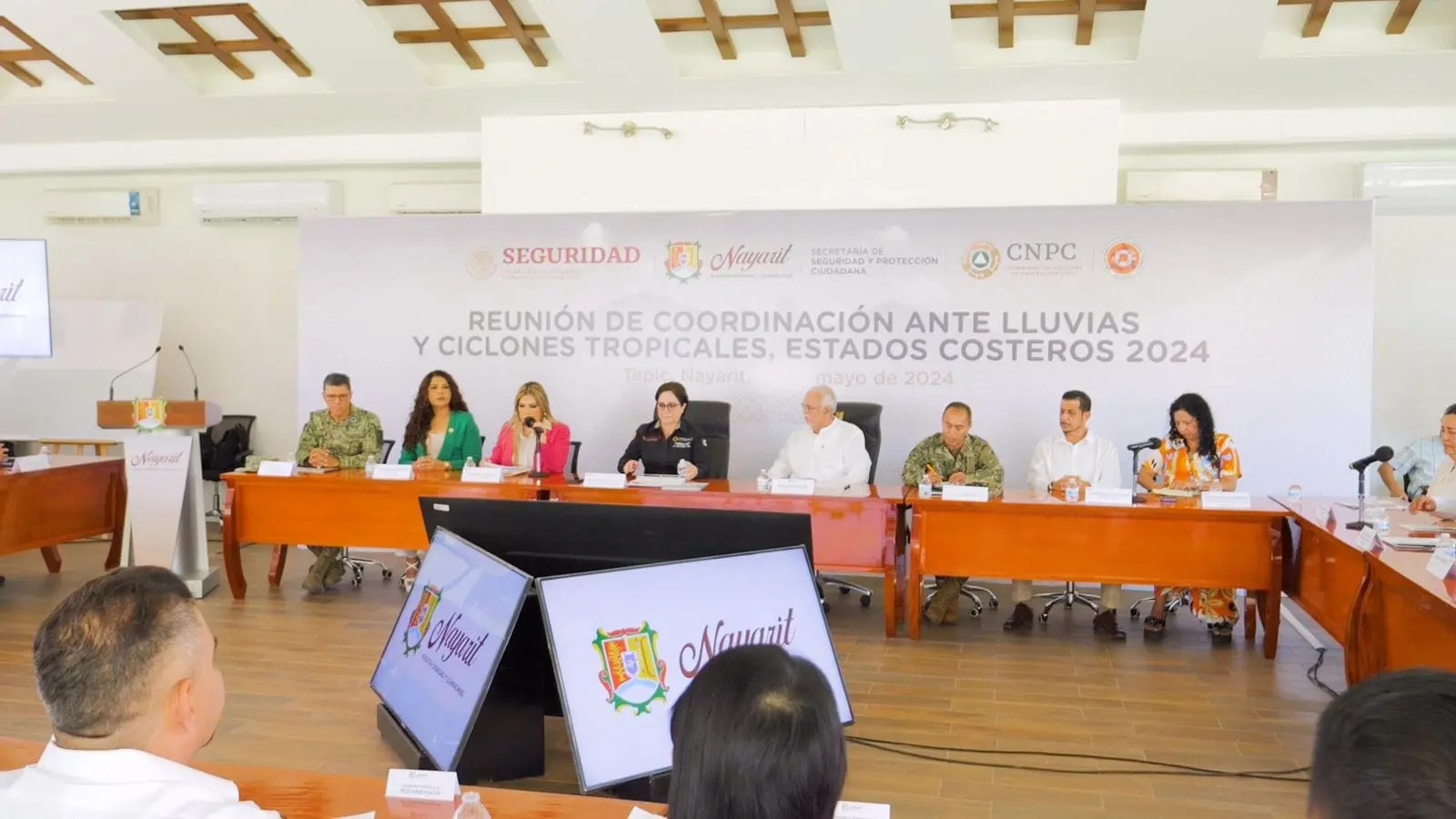 Nayarit refuerza coordinación ante temporada de lluvias y ciclones