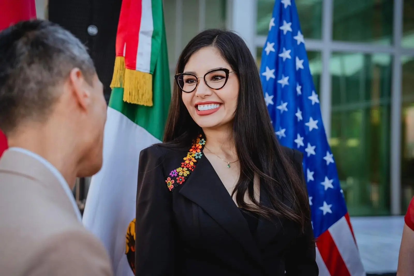 Asiste Geraldine Ponce a reunión en Consulado de Estados Unidos