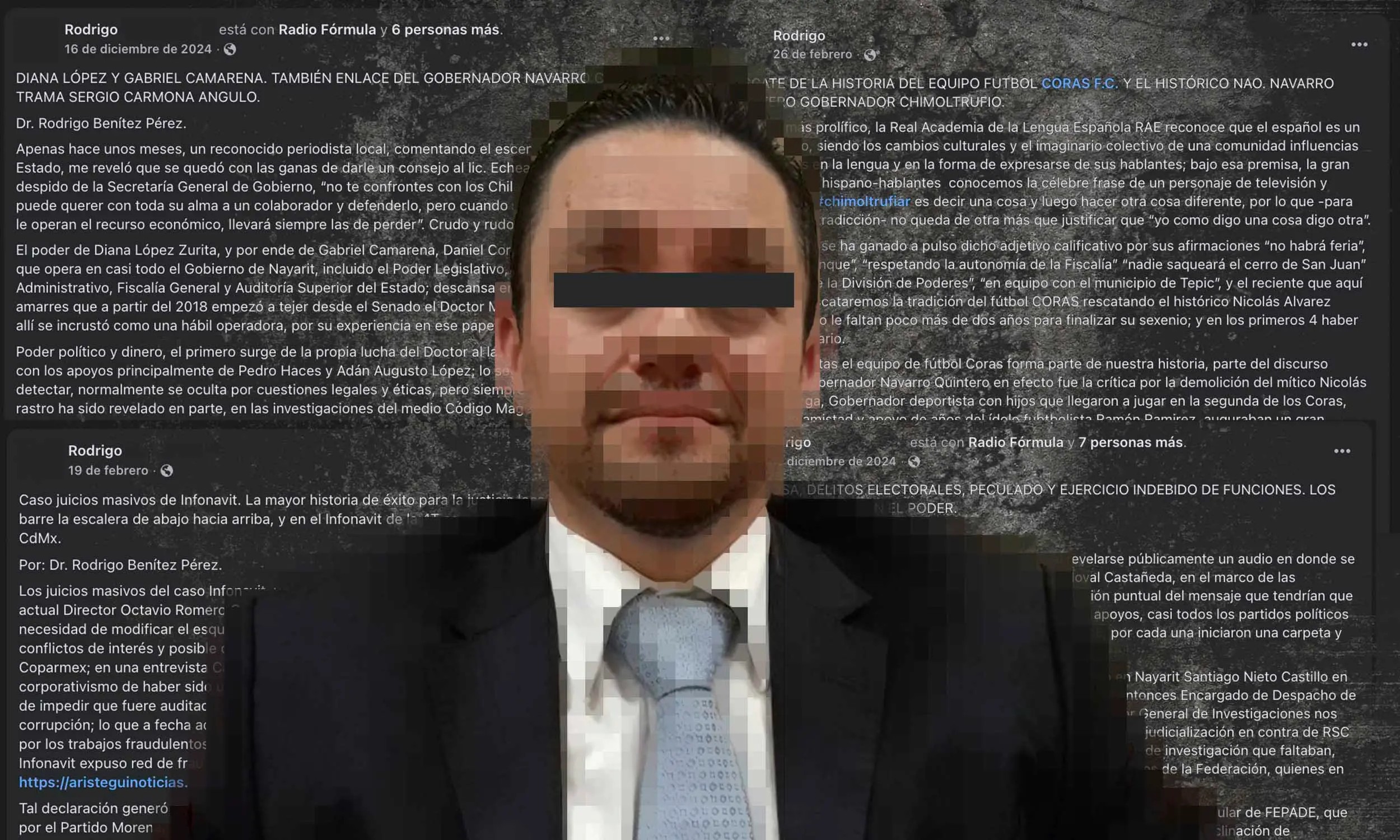 Exsubfiscal Rodrigo Benítez es entregado a México y trasladado a Nayarit