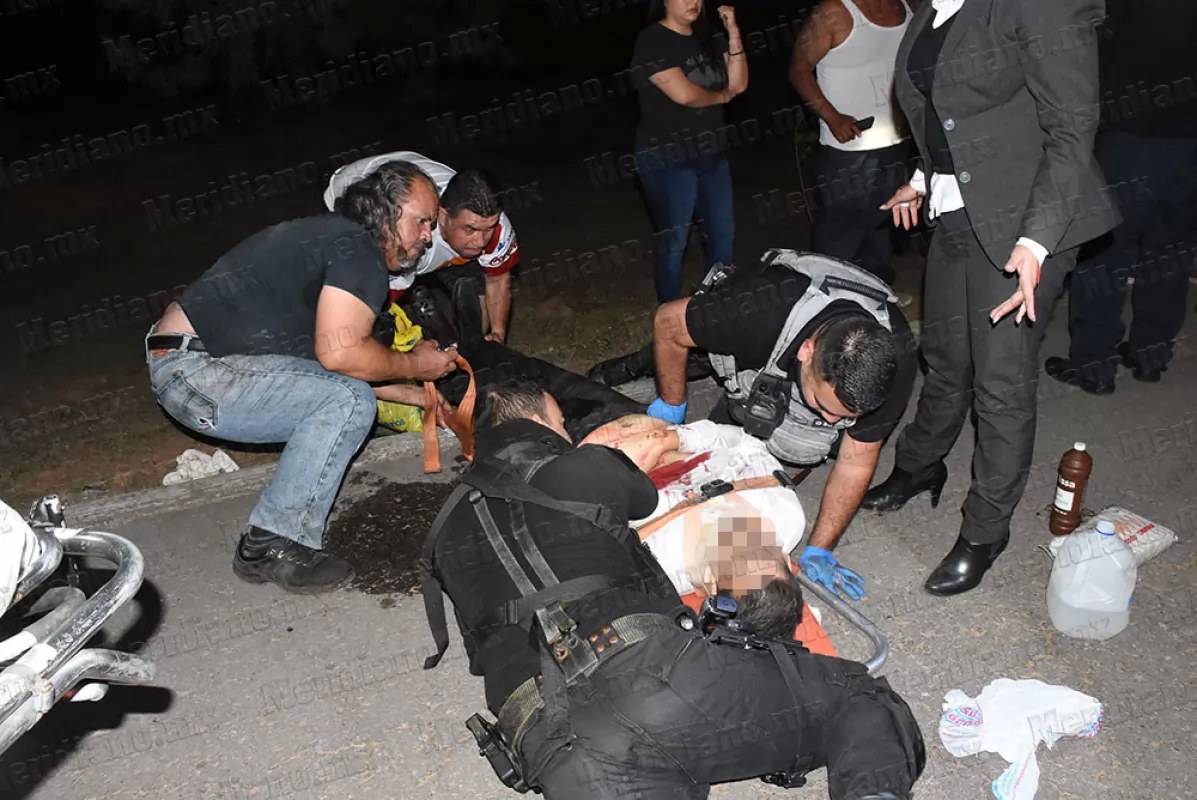 Volcó familia por la Colosio