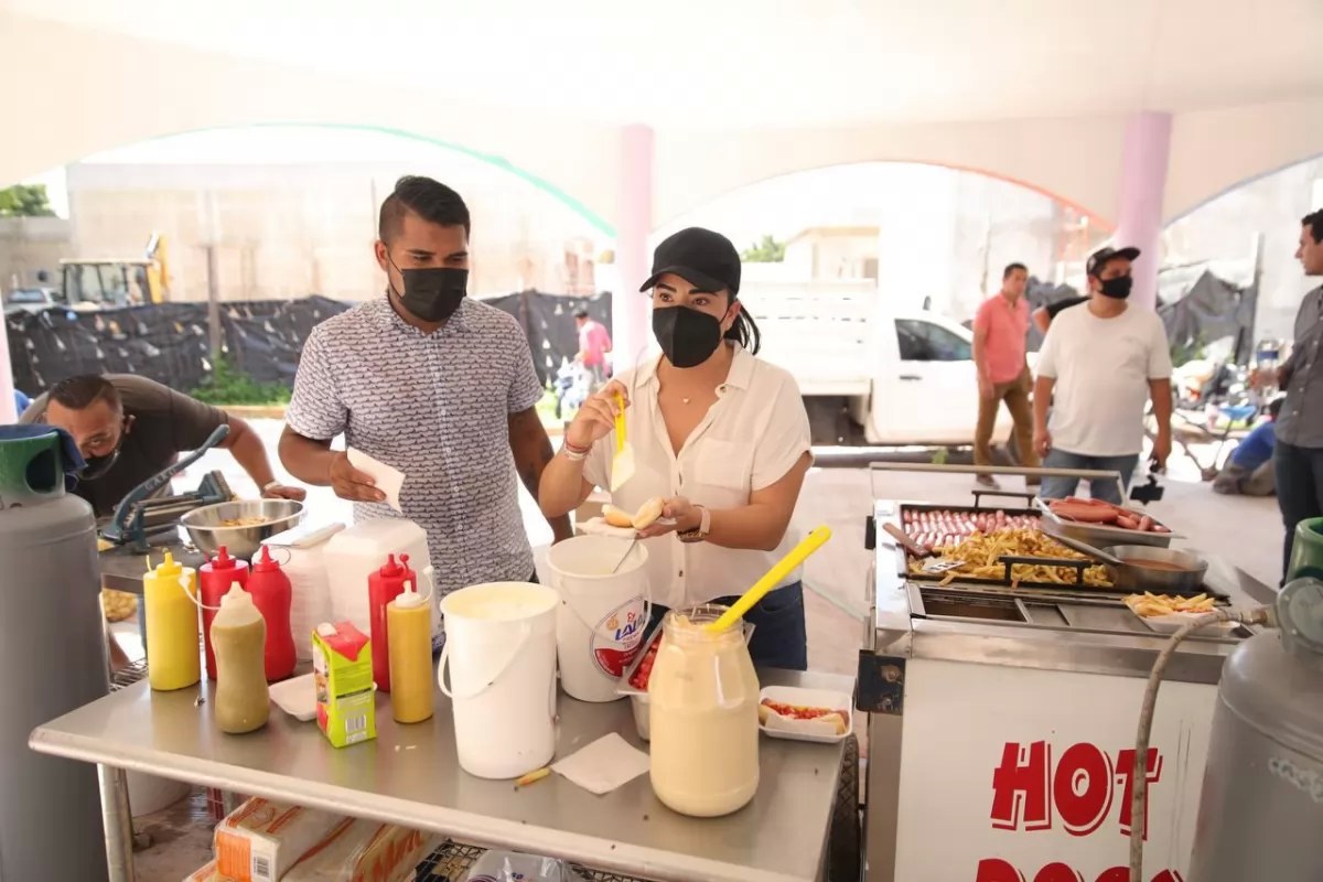 Brindan legisladores apoyo alimentario en la zona norte