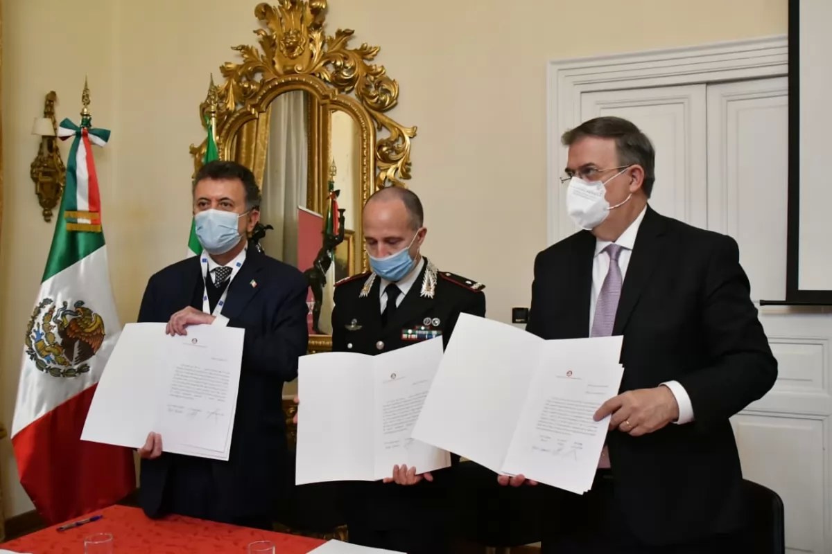 Agradece México a Italia por recuperación de piezas arqueológicas