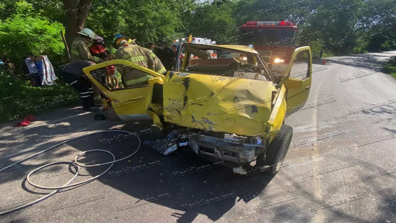 ¡familia prensada tras brutal accidente!