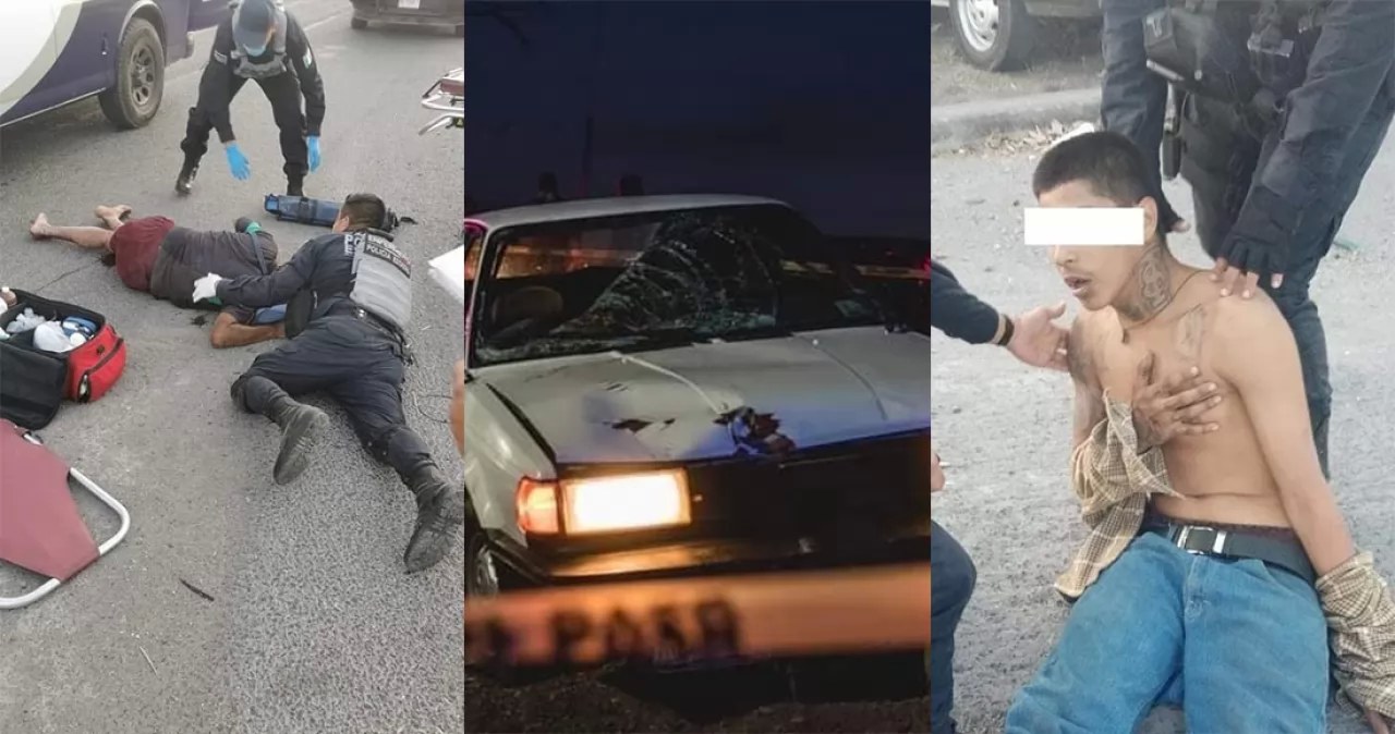 Se lo llevan colgado de un auto por más de 1 kilómetro