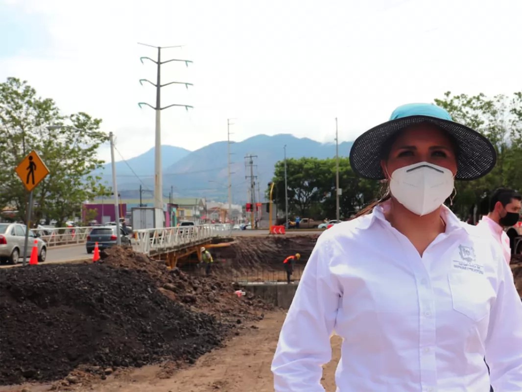 Lluvias no han retrasado la obra del nuevo puente vehicular