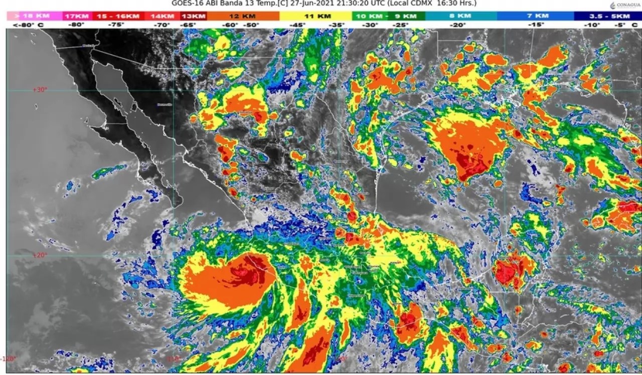 Provocará \"Enrique\" lluvias extraordinarias en Nayarit; Vigilan costa