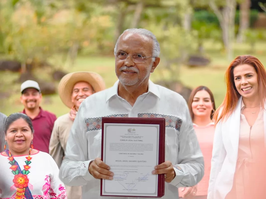 Miguel Ángel Navarro Quintero ya es Gobernador Electo de Nayarit