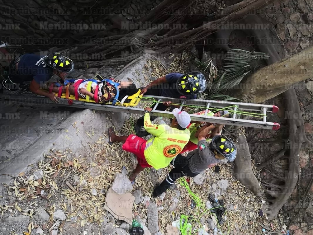 Enfiestada cayó desde más de 10 metros y vivió para contarlo