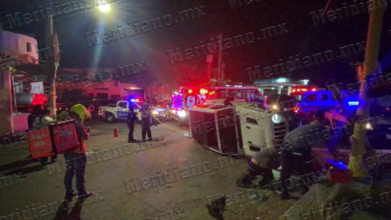 ¡volcadura en libramiento!