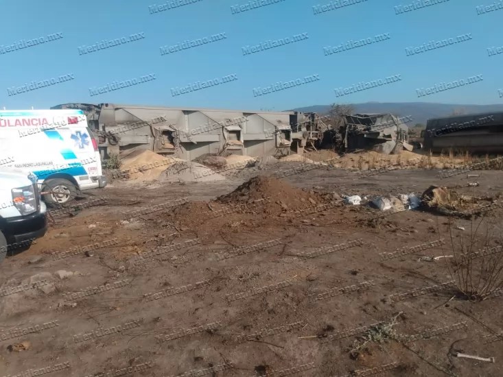 Se descarriló el tren hay una persona lesionada
