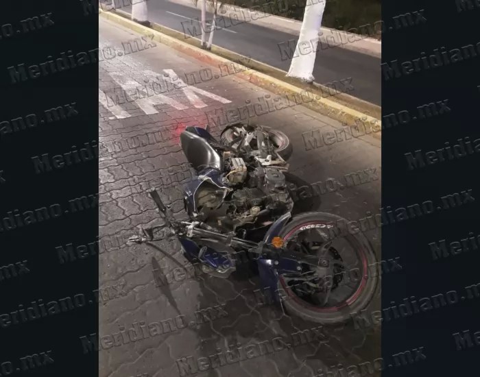 ¡lo atropello motociclista frente a la mega!