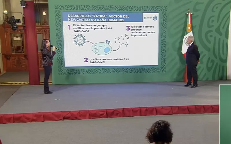 Inician pruebas de la vacuna mexicana Patria, se prevé finalizar a fin de año