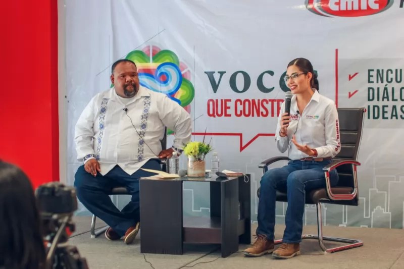 Toda obra en mi gobierno tendrá que hacerse con constructoras locales: Geraldine Ponce