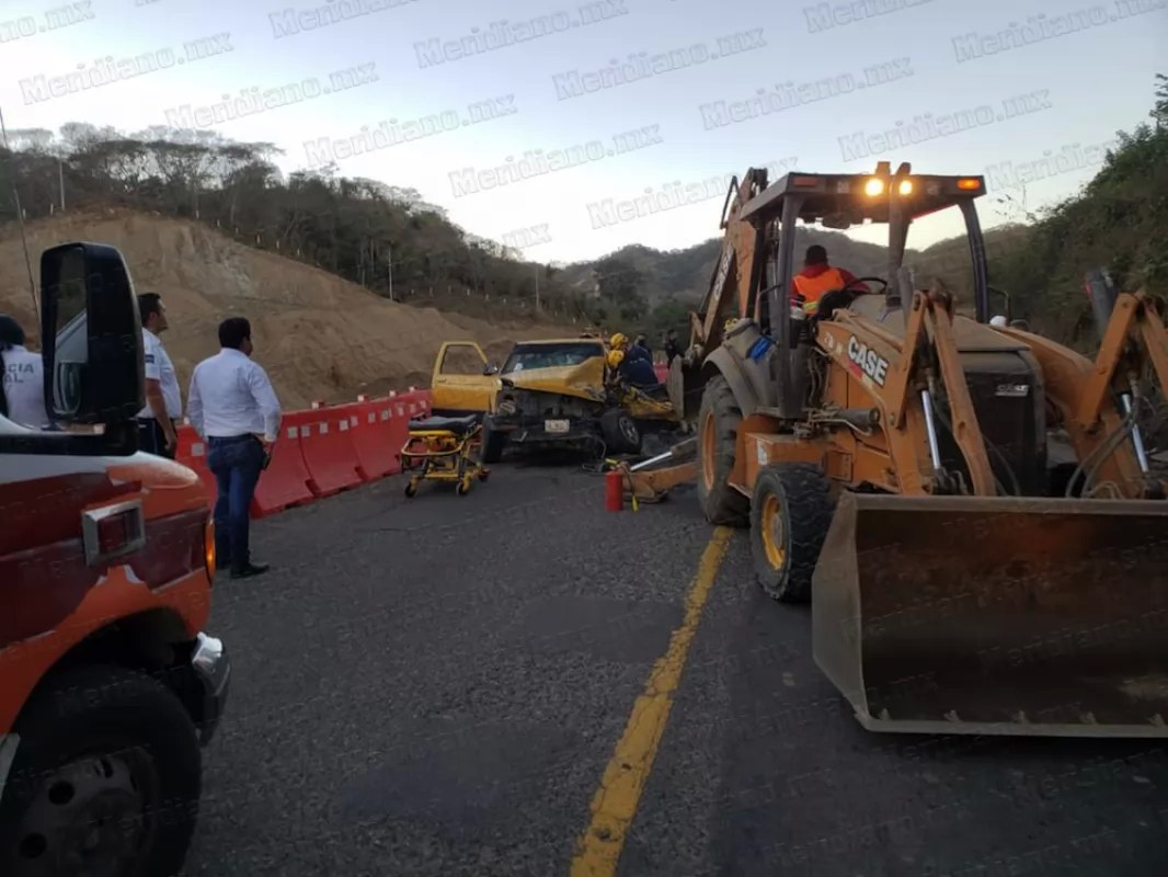 Prensado tras brutal accidente en la Riviera Nayarit