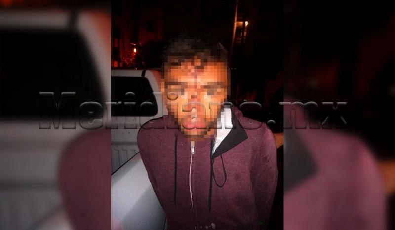 Intentó robar auto y terminó chocando