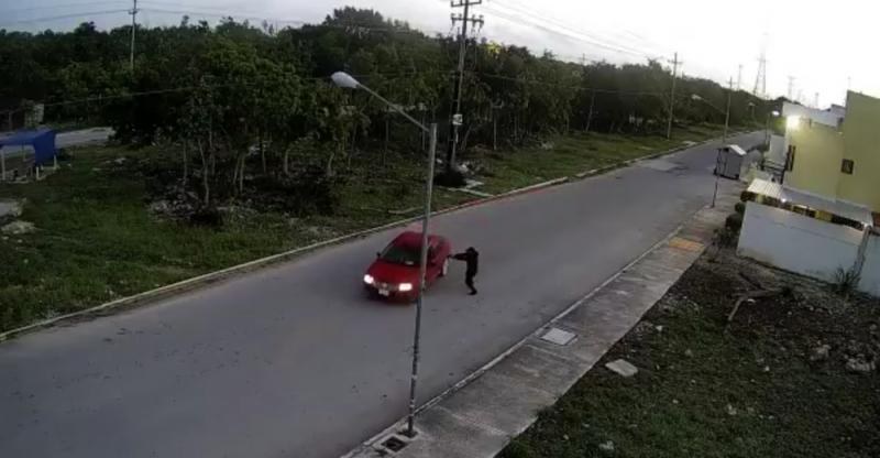 VIDEO: Captan momento en que un comandante es ejecutado en Cancún