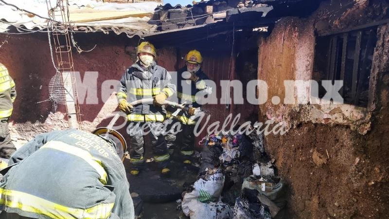 En colonias de guadalajara…  ¡se incendian  dos viviendas!