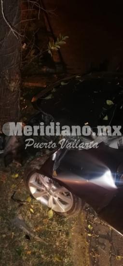 En valle dorado… ¡choco con un arbol!