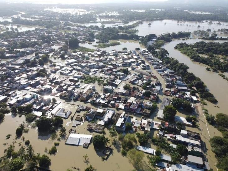 Más de 230 mil damnificados por lluvias en el sureste de México