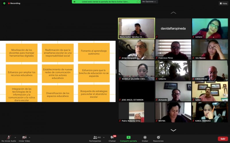 Participa SEPEN en conferencia virtual \"Estrategia nacional para la mejora de los aprendizajes\"